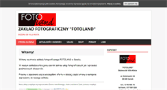 Desktop Screenshot of fotoland-sanok.pl